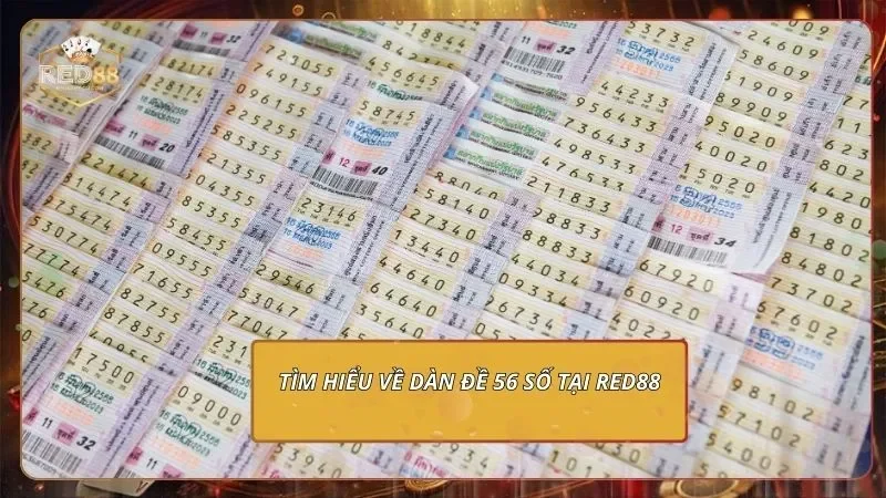 Dàn Đề 56 Số - Lọc Số Vàng Cực Hiệu Quả Cho Người Mới Tìm hiểu về dàn đề 56 số tại RED88