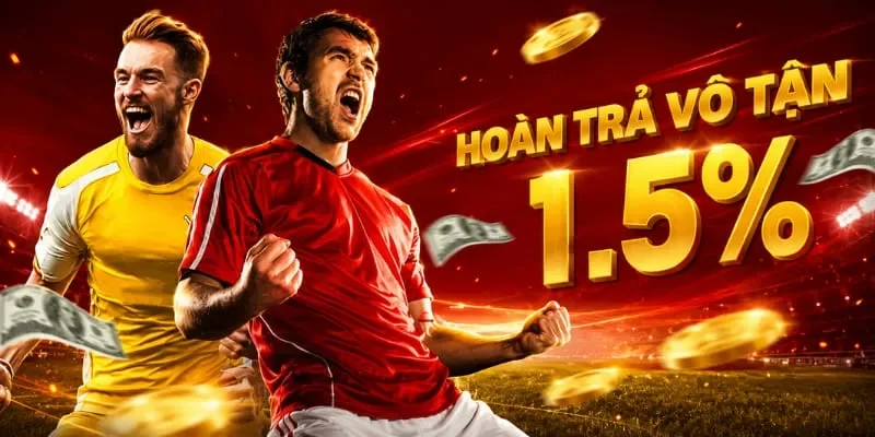 Khuyến mãi RED88 mới nhất 2026 cực khủng Hoàn trả cược RED88 1.5% mỗi ngày không giới hạn tiền thưởng